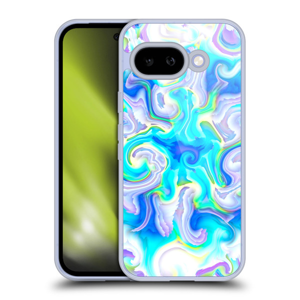 Haroulita Liquid Marble Aquatic Soft Gel Case for Google Pixel 9A