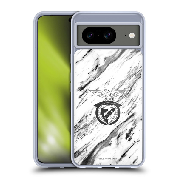 S.L. Benfica 2021/22 Crest Marble Soft Gel Case for Google Pixel 8