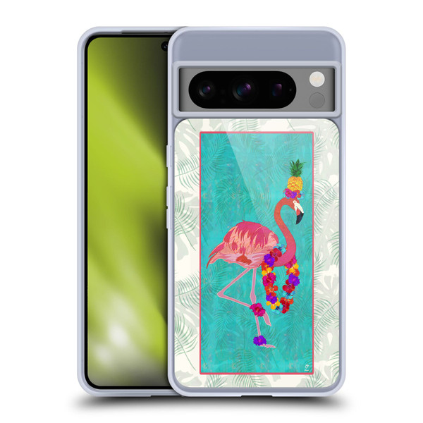 Suzan Lind Birds Flamingo Soft Gel Case for Google Pixel 8 Pro