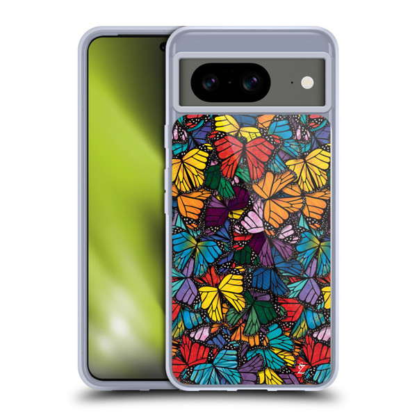 Suzan Lind Butterflies Monarch Soft Gel Case for Google Pixel 8