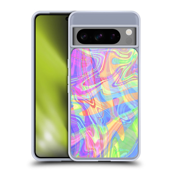 Suzan Lind Marble Light Rainbow Soft Gel Case for Google Pixel 8 Pro