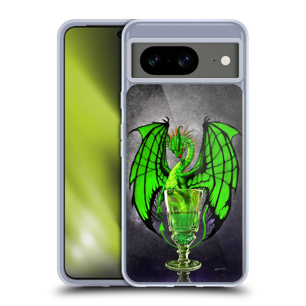 Stanley Morrison Dragons Absinthe Green Drink Soft Gel Case for Google Pixel 8