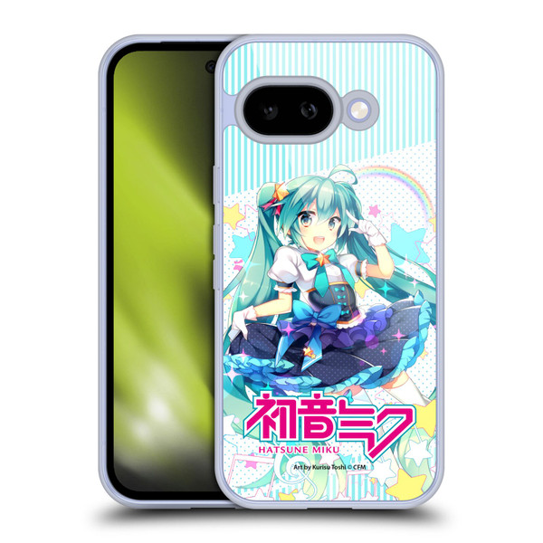 Hatsune Miku Graphics Stars And Rainbow Soft Gel Case for Google Pixel 9A