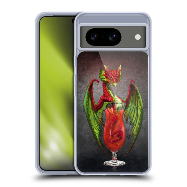 Stanley Morrison Dragons Strawberry Daquiri Soft Gel Case for Google Pixel 8