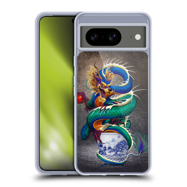 Stanley Morrison Dragons Asian Sake Drink Soft Gel Case for Google Pixel 8