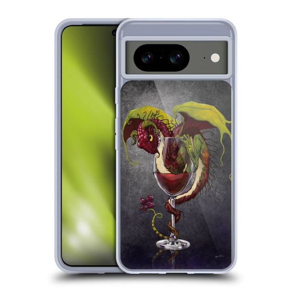 Stanley Morrison Dragons Red Wine Drink Soft Gel Case for Google Pixel 8