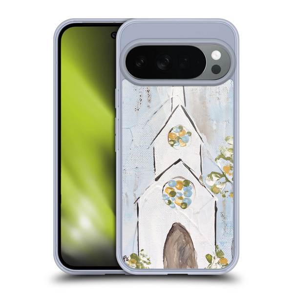 Haley Bush Church Painting White Soft Gel Case for Google Pixel 10
