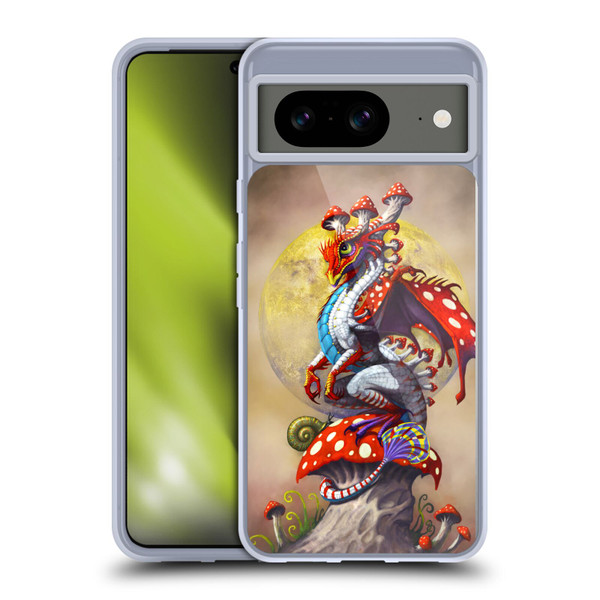 Stanley Morrison Dragons 3 Mushroom Garden Soft Gel Case for Google Pixel 8