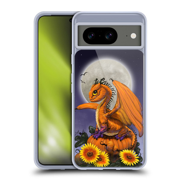 Stanley Morrison Dragons 3 Halloween Pumpkin Soft Gel Case for Google Pixel 8