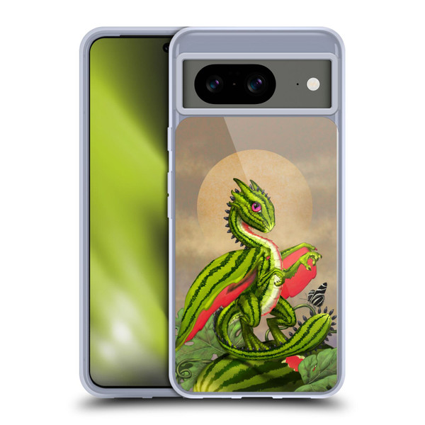 Stanley Morrison Dragons 3 Watermelon Garden Soft Gel Case for Google Pixel 8