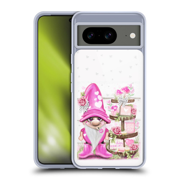 Sheena Pike Holiday Pink Valentine Gnome Soft Gel Case for Google Pixel 8
