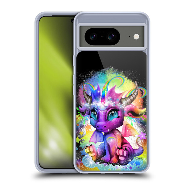 Sheena Pike Dragons Rainbow Lil Dragonz Soft Gel Case for Google Pixel 8