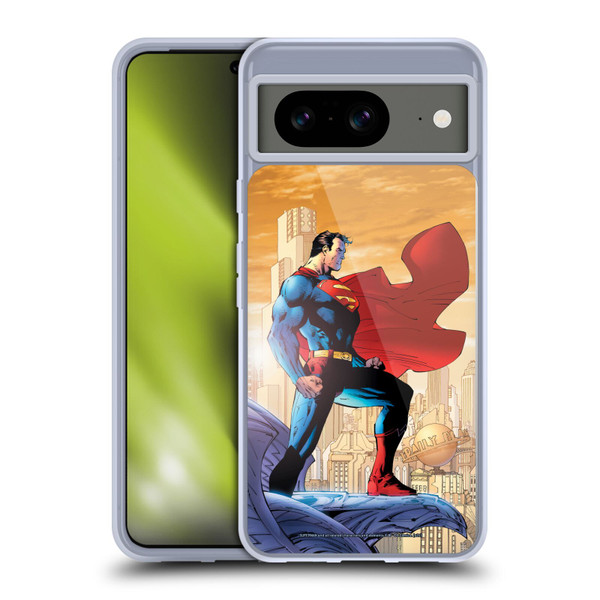Superman DC Comics Comic Book Art #23 Variant Soft Gel Case for Google Pixel 8