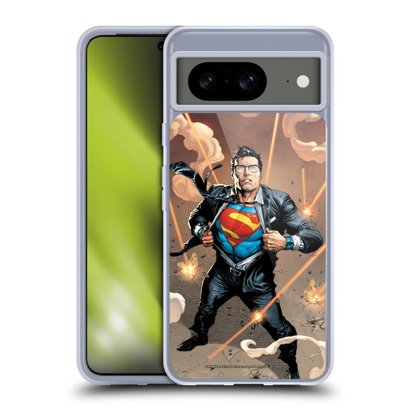 Superman DC Comics Comic Book Art Action Comics #961 Clark Kent Soft Gel Case for Google Pixel 8