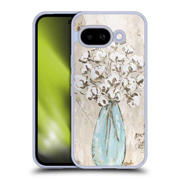 Haley Bush Floral Painting Cotton Soft Gel Case for Google Pixel 9A