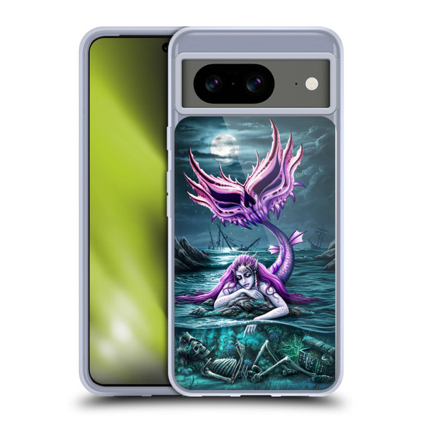 Sarah Richter Gothic Mermaid With Skeleton Pirate Soft Gel Case for Google Pixel 8