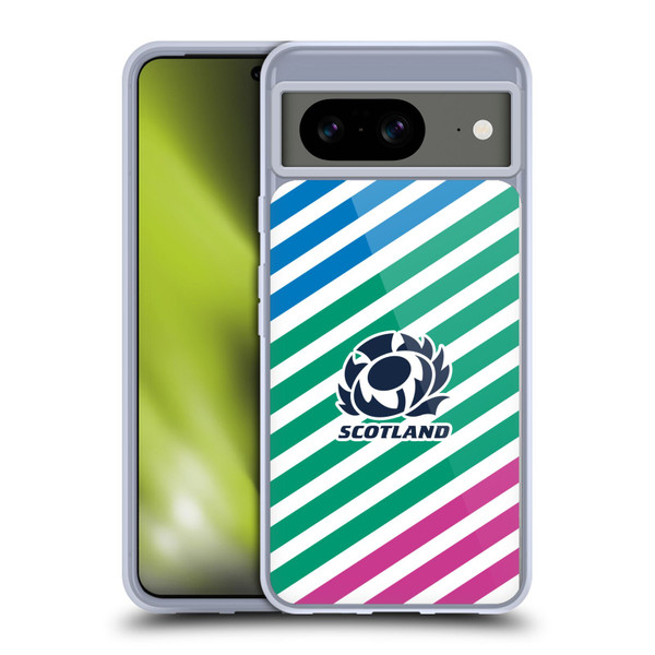 Scotland Rugby Graphics Lines Soft Gel Case for Google Pixel 8