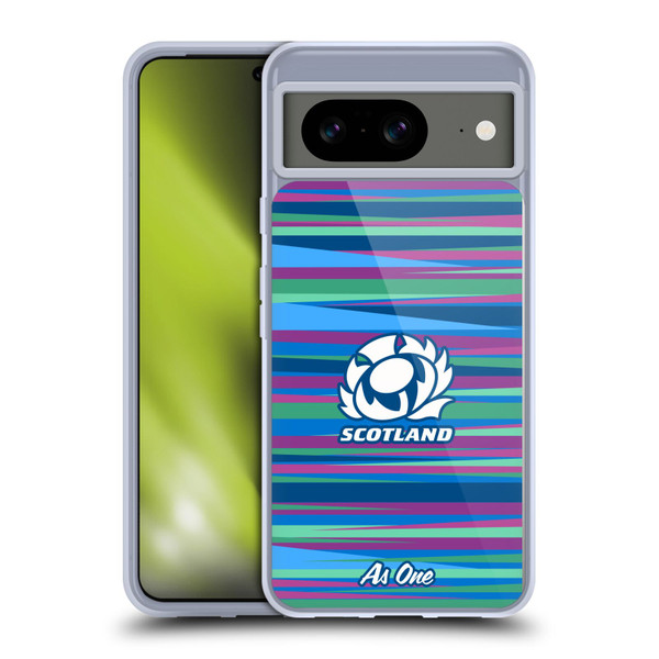 Scotland Rugby Graphics Training Pattern Soft Gel Case for Google Pixel 8
