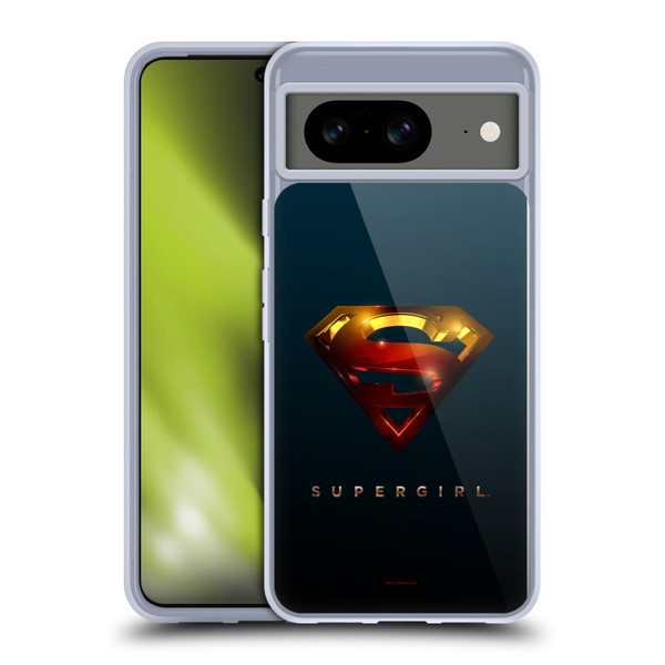 Supergirl TV Series Graphics Crest Soft Gel Case for Google Pixel 8