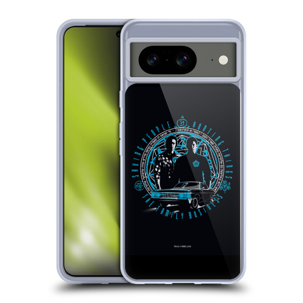 Supernatural Vectors Dean & Sam Business Soft Gel Case for Google Pixel 8