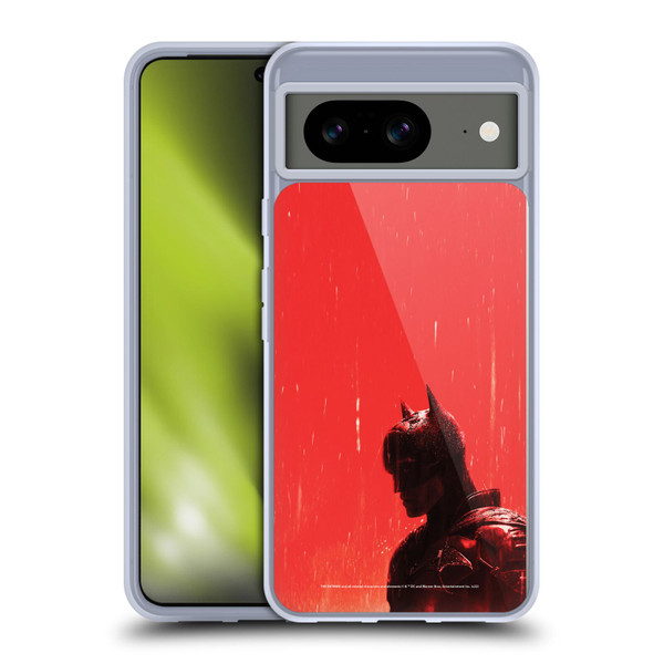 The Batman Neo-Noir Graphics Rain Soft Gel Case for Google Pixel 8