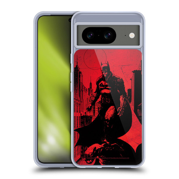 The Batman Neo-Noir Graphics Teaser Poster Soft Gel Case for Google Pixel 8