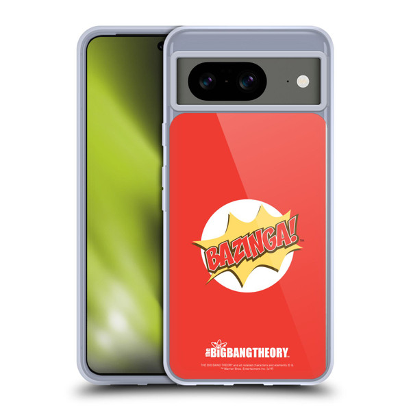 The Big Bang Theory Bazinga Pop Art Soft Gel Case for Google Pixel 8