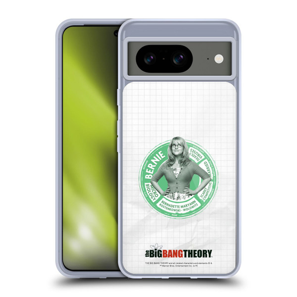 The Big Bang Theory Character Attributes Bernadette Soft Gel Case for Google Pixel 8