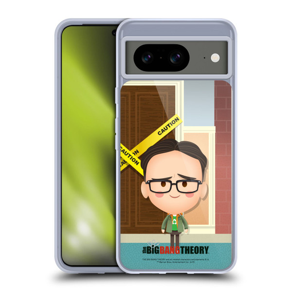 The Big Bang Theory Character Art Leonard Soft Gel Case for Google Pixel 8