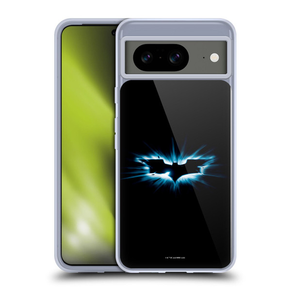 The Dark Knight Graphics Logo Black Soft Gel Case for Google Pixel 8