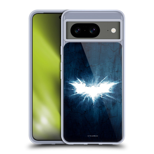 The Dark Knight Rises Logo Grunge Soft Gel Case for Google Pixel 8