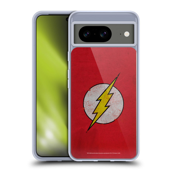 The Flash DC Comics Logo Distressed Look Soft Gel Case for Google Pixel 8