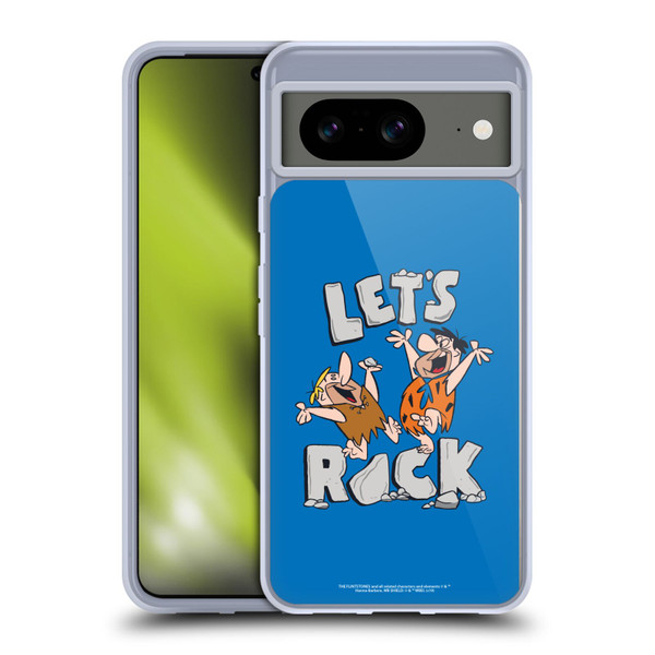 The Flintstones Graphics Fred And Barney Soft Gel Case for Google Pixel 8