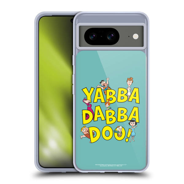 The Flintstones Graphics Yabba-Dabba-Doo Soft Gel Case for Google Pixel 8