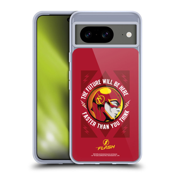 The Flash TV Series Graphics Barry Faster Soft Gel Case for Google Pixel 8