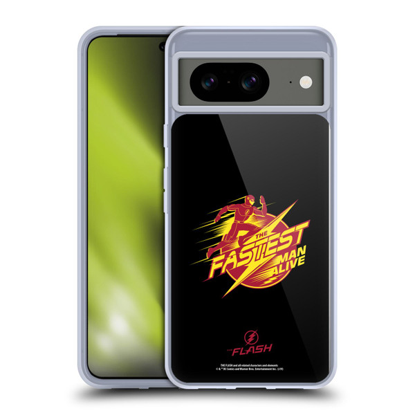 The Flash TV Series Graphics Barry Fastest Man Alive Soft Gel Case for Google Pixel 8