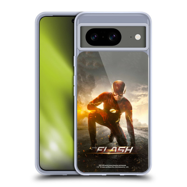 The Flash TV Series Poster Barry Kneel Pose Soft Gel Case for Google Pixel 8