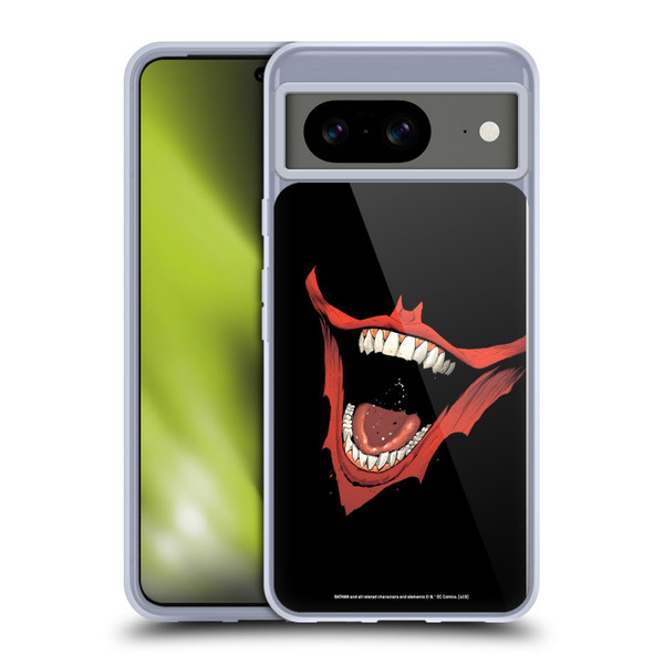 The Joker DC Comics Character Art Laugh Bat Logo Soft Gel Case for Google Pixel 8