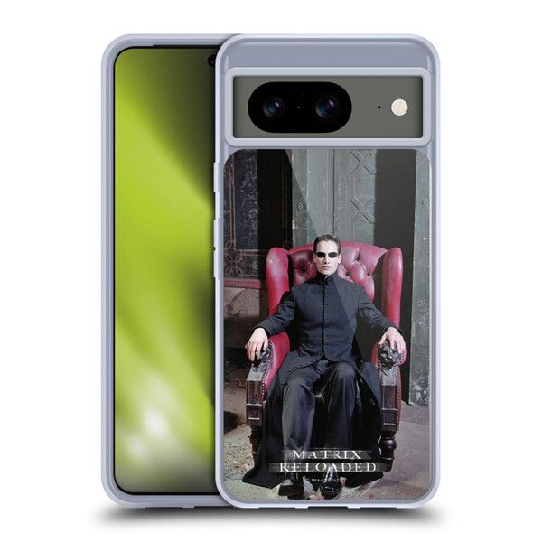 The Matrix Reloaded Key Art Neo 4 Soft Gel Case for Google Pixel 8