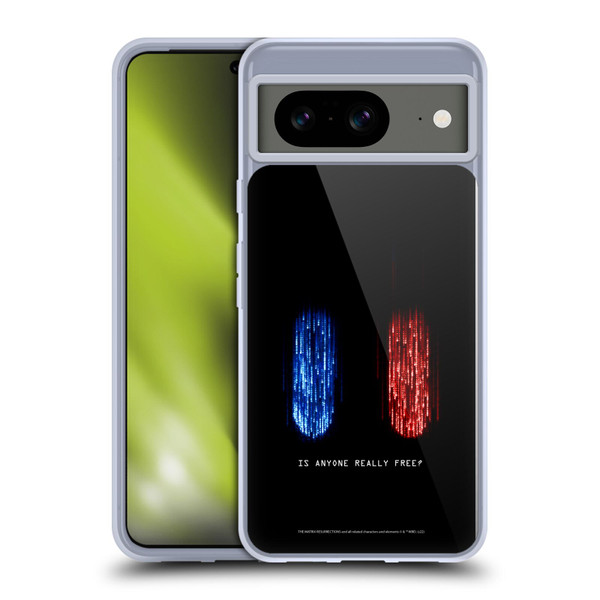 The Matrix Resurrections Key Art Is Anyone Really Free Soft Gel Case for Google Pixel 8