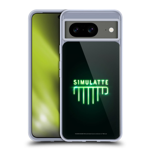 The Matrix Resurrections Key Art Simulatte Soft Gel Case for Google Pixel 8