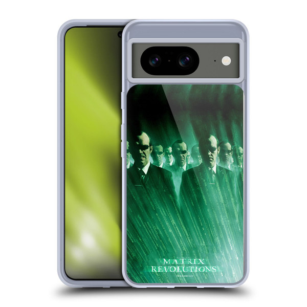 The Matrix Revolutions Key Art Smiths Soft Gel Case for Google Pixel 8