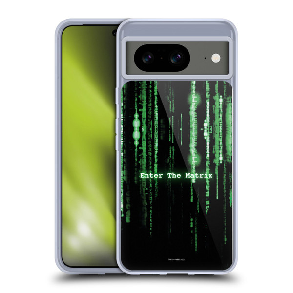 The Matrix Key Art Enter The Matrix Soft Gel Case for Google Pixel 8