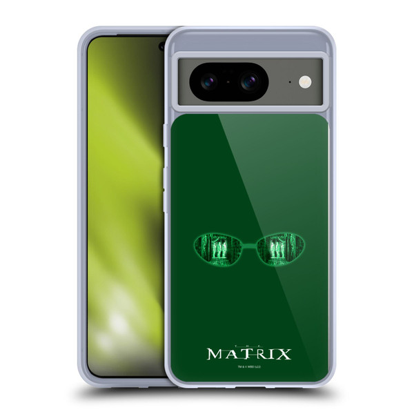 The Matrix Key Art Glass Soft Gel Case for Google Pixel 8