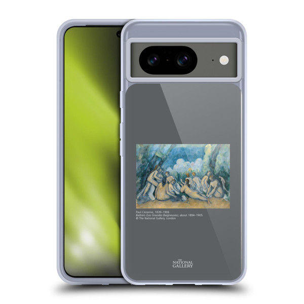 The National Gallery People Cezanne Bathers Soft Gel Case for Google Pixel 8