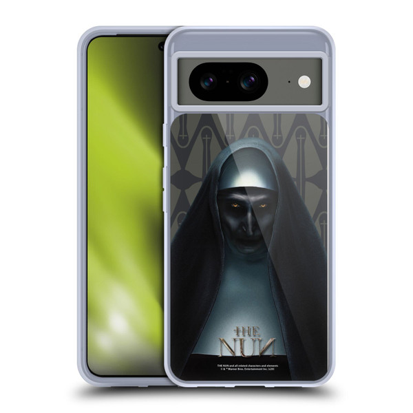 The Nun Valak Graphics Portrait Soft Gel Case for Google Pixel 8