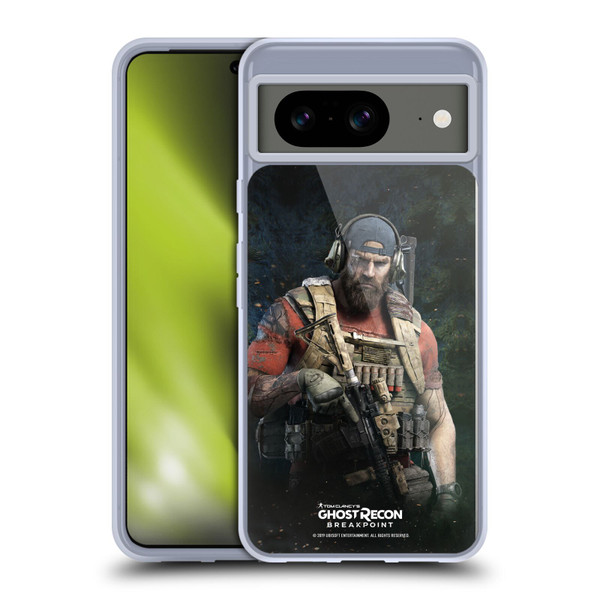 Tom Clancy's Ghost Recon Breakpoint Character Art Logo Soft Gel Case for Google Pixel 8