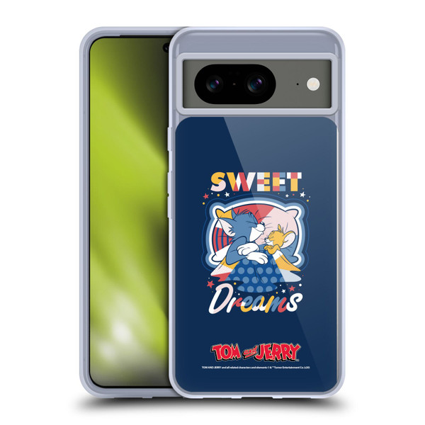 Tom and Jerry Color Blocks Sweet Dreams Soft Gel Case for Google Pixel 8