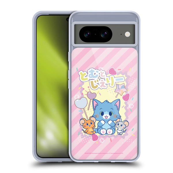 Tom and Jerry Gokko Graphics Character Art Soft Gel Case for Google Pixel 8