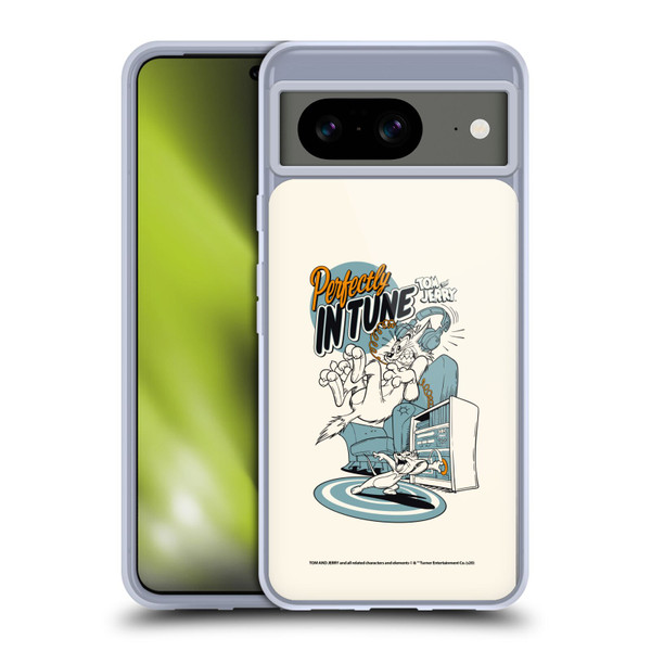 Tom and Jerry Illustration Perfectly In Tune Soft Gel Case for Google Pixel 8